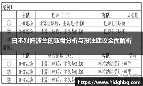 日本对阵波兰的亚盘分析与投注建议全面解析